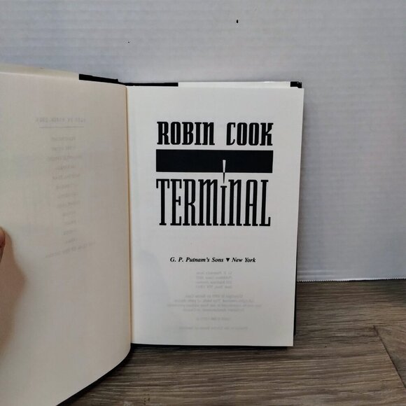 Robin Cook Terminal First Edition First Printing Hardcover Book 1993 - Picture 4 of 5
